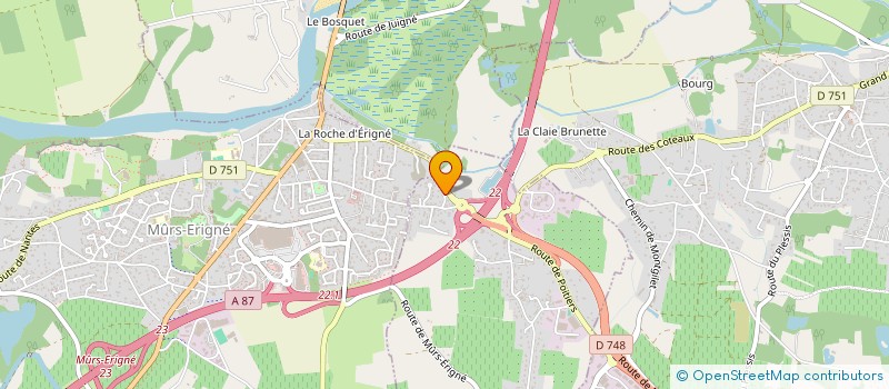 localisation de l'entreprise SCI MYAM  SAINT-MELAINE-SUR-AUBANCE