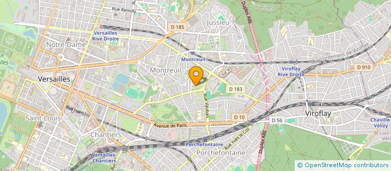 localisation de l'entreprise SCI MYANS à VERSAILLES