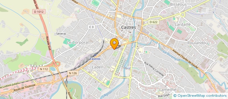 localisation de l'entreprise SCI MYC  CASTRES