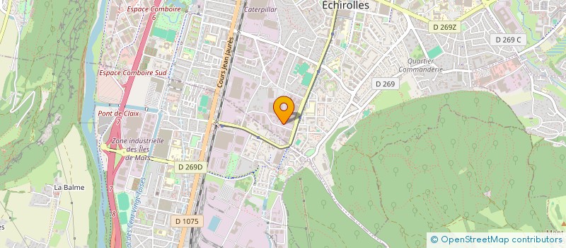 localisation de l'entreprise SCI MYCA à ECHIROLLES
