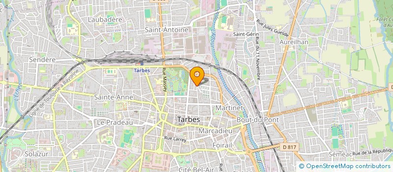 localisation de l'entreprise SCI MYCA  TARBES