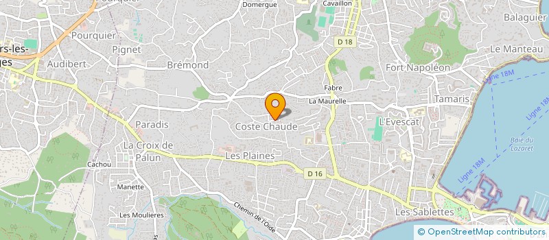 localisation de l'entreprise SCI MYCADEL à LA SEYNE SUR MER