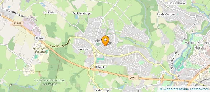 localisation de l'entreprise SCI MYCENES à LIMOGES