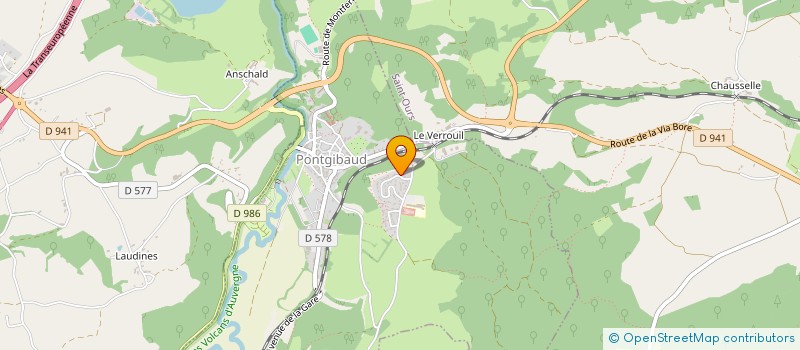 localisation de l'entreprise SCI MYCIE  PONTGIBAUD