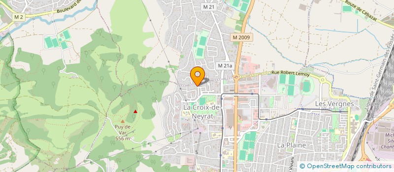 localisation de l'entreprise SCI MYD  CLERMONT-FERRAND