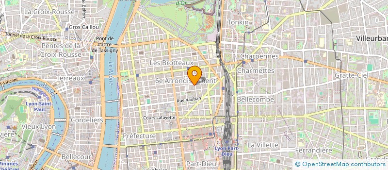 localisation de l'entreprise SCI MYDI  LYON