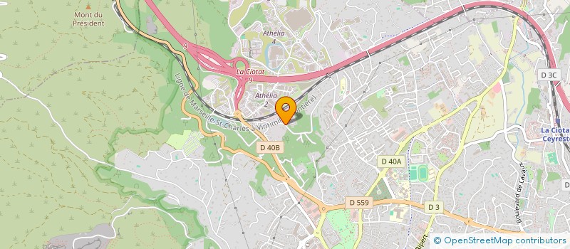 localisation de l'entreprise SCI MYEL  LA CIOTAT