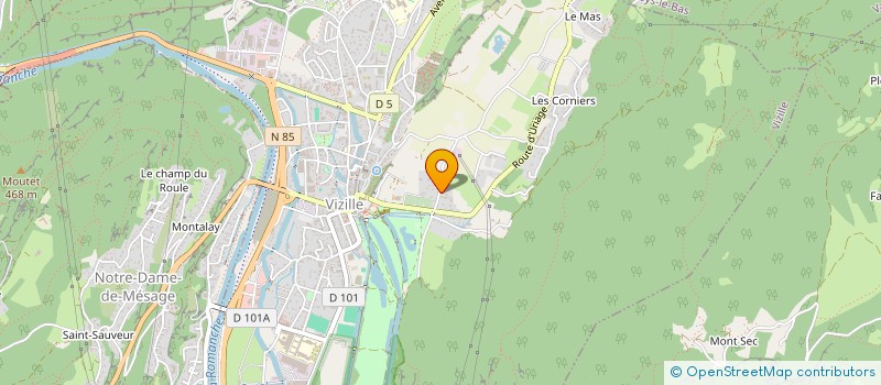 localisation de l'entreprise SCI MYELAM  VIZILLE