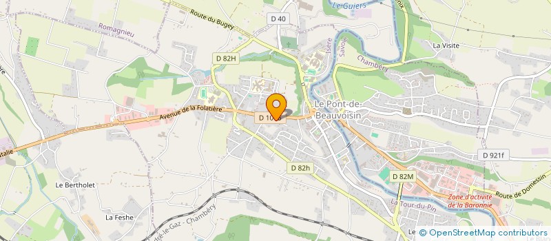 localisation de l'entreprise SCI MYFA  LE PONT-DE-BEAUVOISIN