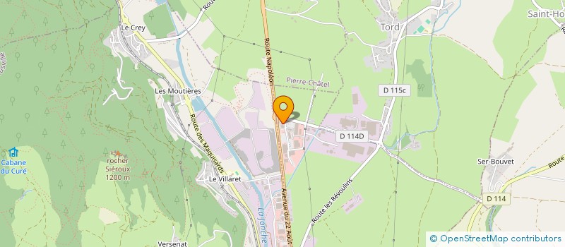 localisation de l'entreprise SCI MYGOS  LA MURE