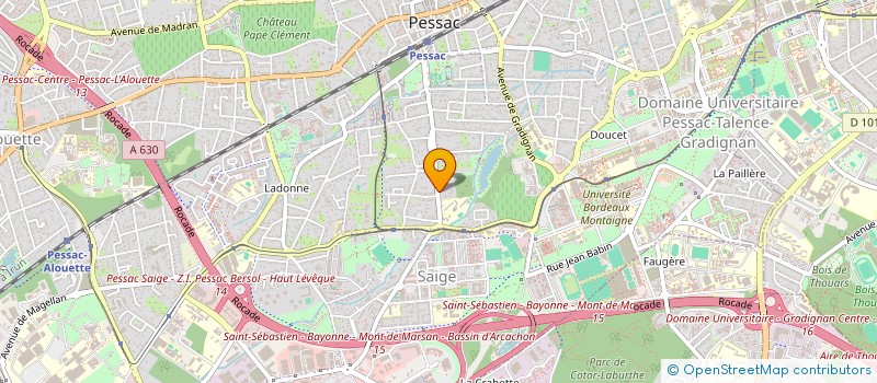 localisation de l'entreprise SCI MYJOMA à PESSAC