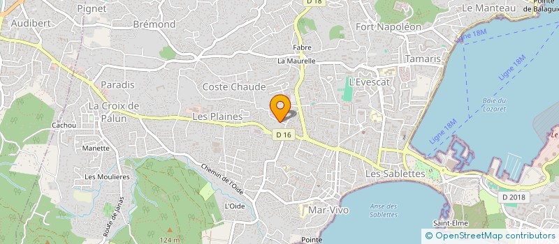 localisation de l'entreprise SCI MYK à LA SEYNE-SUR-MER