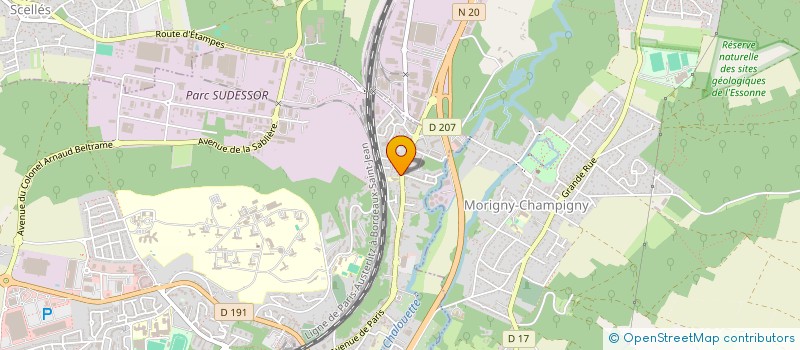 localisation de l'entreprise SCI MYKA  ETAMPES