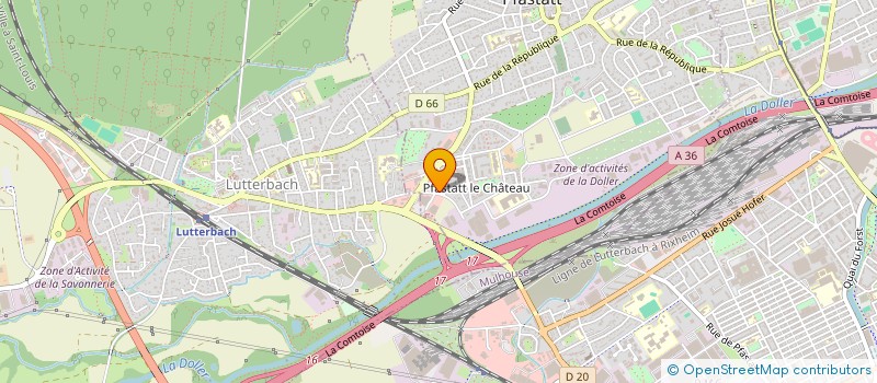 localisation de l'entreprise SCI MYKA  PFASTATT