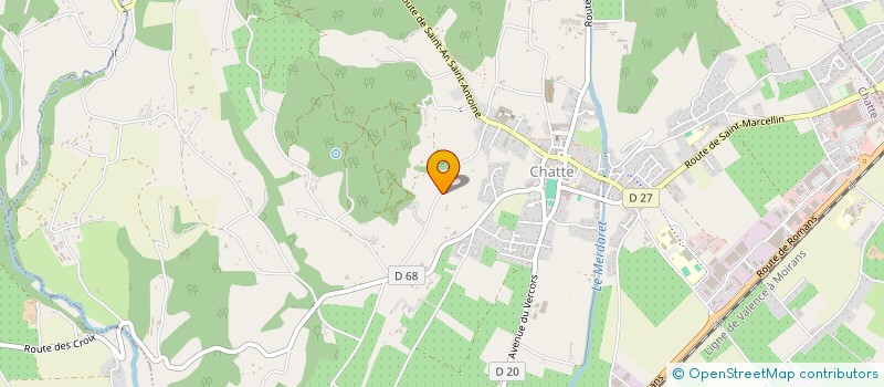 localisation de l'entreprise SCI MYKERINOS  CHATTE