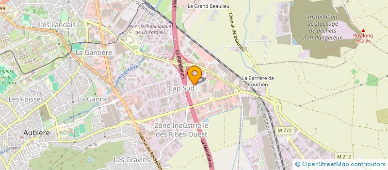 localisation de l'entreprise SCI MYKIDE  AUBIERE