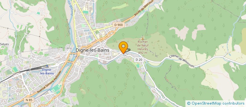 localisation de l'entreprise SCI MYKONOS à DIGNE-LES-BAINS