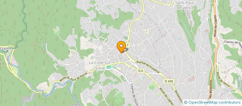 localisation de l'entreprise SCI MYKYS  LA COLLE-SUR-LOUP