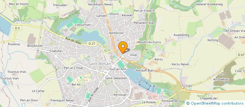 localisation de l'entreprise SCI MYL  SAINT-RENAN