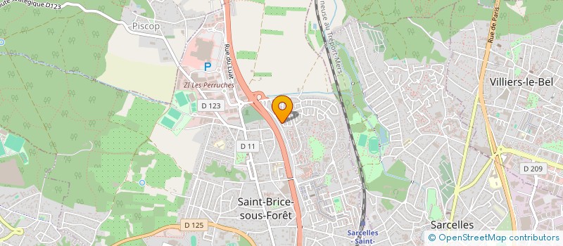 localisation de l'entreprise SCI MYLA à SAINT-BRICE-SOUS-FORET