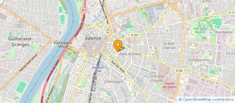 localisation de l'entreprise SCI MYLA à VALENCE