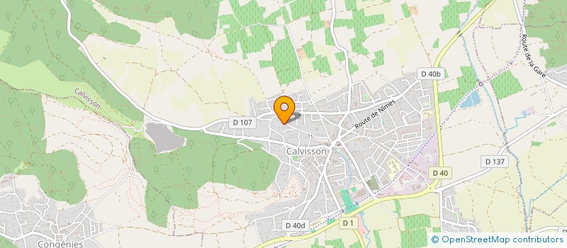 localisation de l'entreprise SCI MYLANVI  CALVISSON