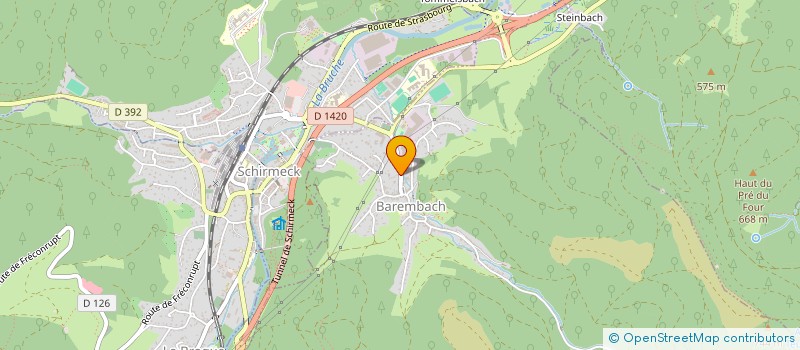 localisation de l'entreprise SCI MYLEMAN  BAREMBACH