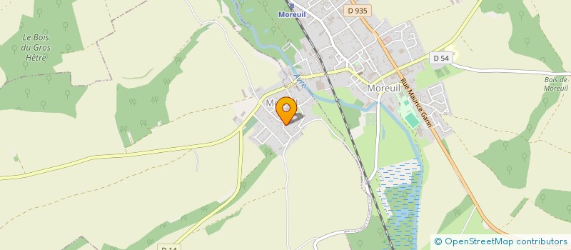 localisation de l'entreprise SCI MYLENE  MORISEL