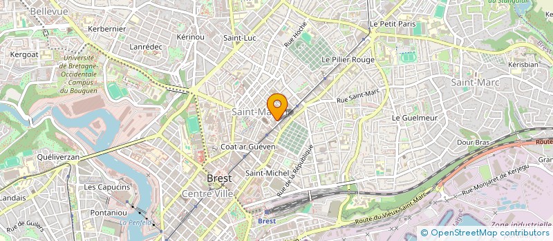 localisation de l'entreprise SCI MYLERA  BREST