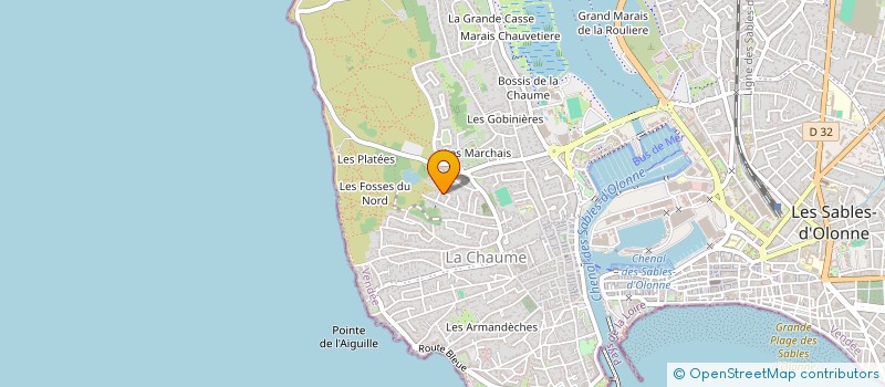 localisation de l'entreprise SCI MYLIE à LES SABLES-D'OLONNE