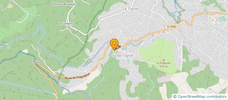 localisation de l'entreprise SCI MYLIN à LE TIGNET