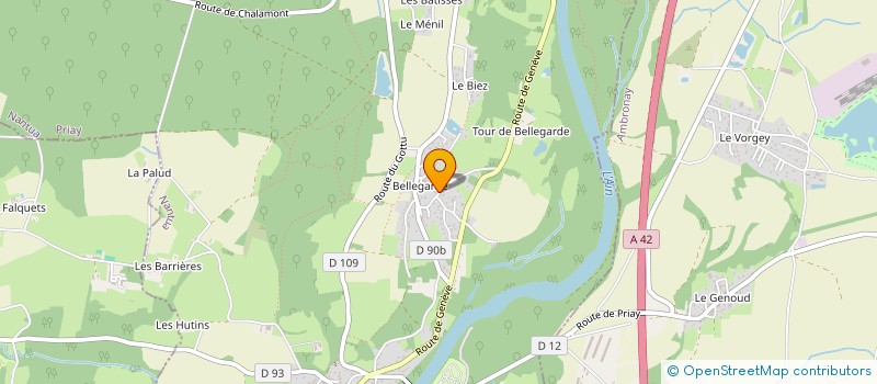 localisation de l'entreprise SCI MYLLAU  PRIAY