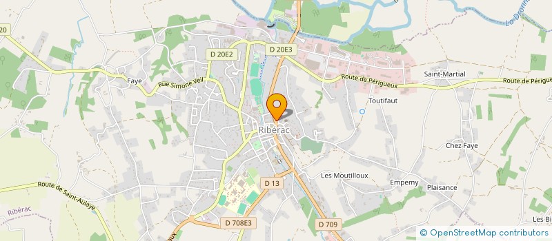 localisation de l'entreprise SCI MYLLEJ  RIBERAC