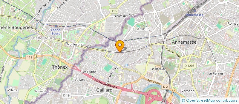 localisation de l'entreprise SCI MYLORD  GAILLARD