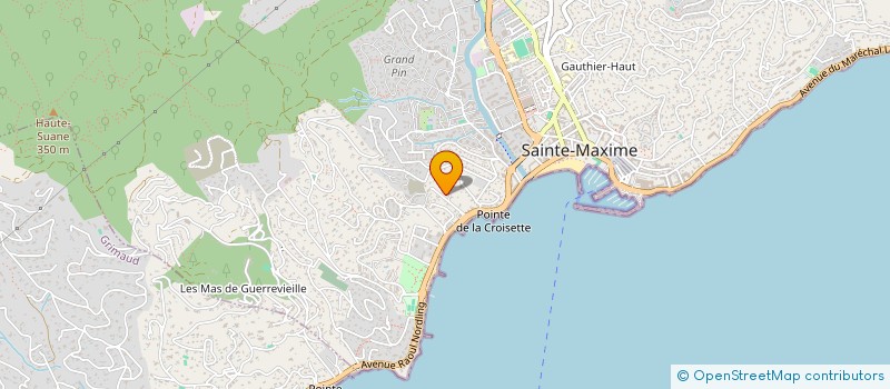 localisation de l'entreprise SCI MYLOU à SAINTE-MAXIME