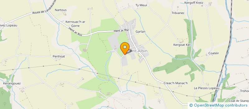 localisation de l'entreprise SCI MYLPAT  PLOGONNEC