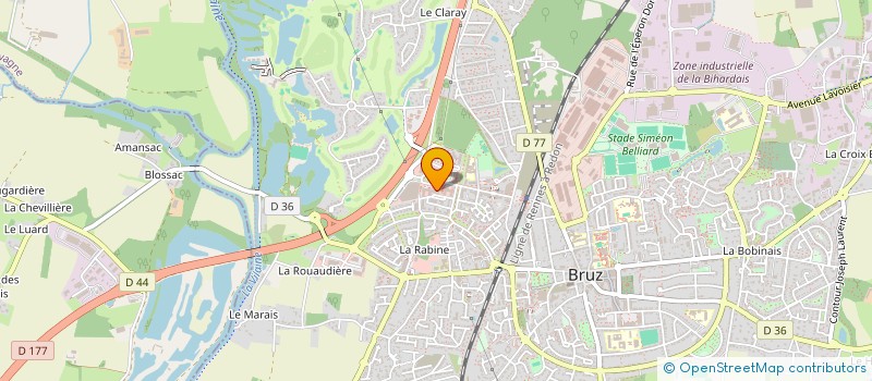 localisation de l'entreprise SCI MYLURON  BRUZ