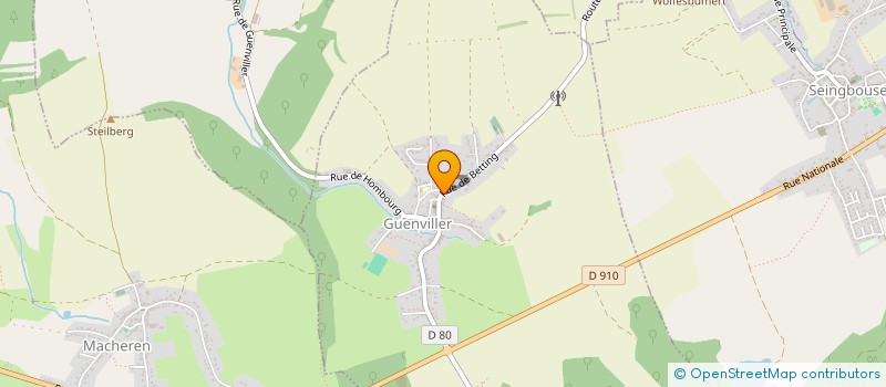 localisation de l'entreprise SCI MYLYANOR  GUENVILLER