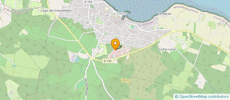 localisation de l'entreprise SCI MYM  LA FLOTTE