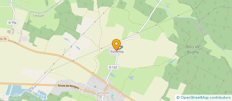 localisation de l'entreprise SCI MYM à LAIMONT