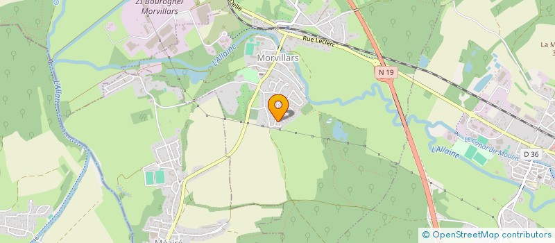 localisation de l'entreprise SCI MYM à MORVILLARS