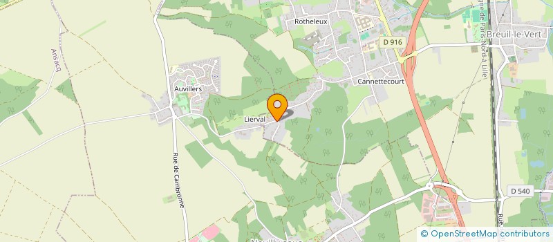 localisation de l'entreprise SCI MYM  BREUIL-LE-VERT