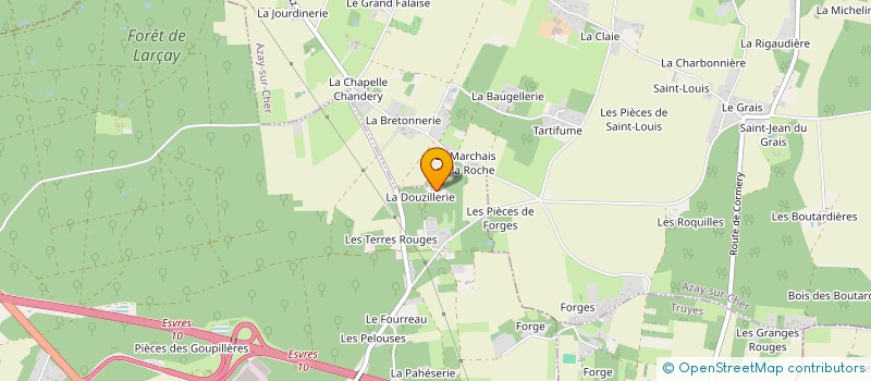 localisation de l'entreprise SCI MYM  ESVRES