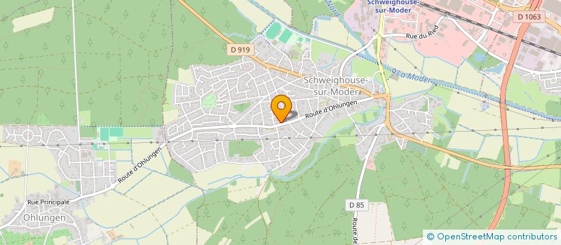 localisation de l'entreprise SCI MYMETZLER  SCHWEIGHOUSE-SUR-MODER