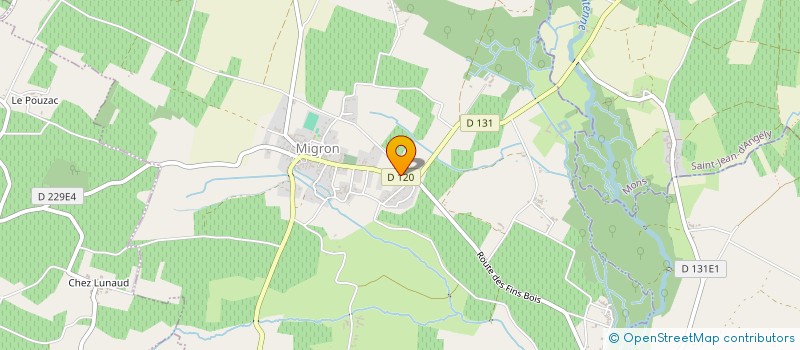 localisation de l'entreprise SCI MYMIROSA  MIGRON