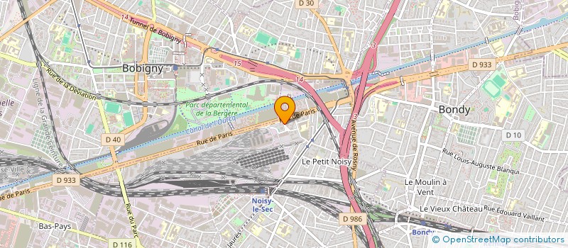 localisation de l'entreprise SCI MYN à NOISY-LE-SEC
