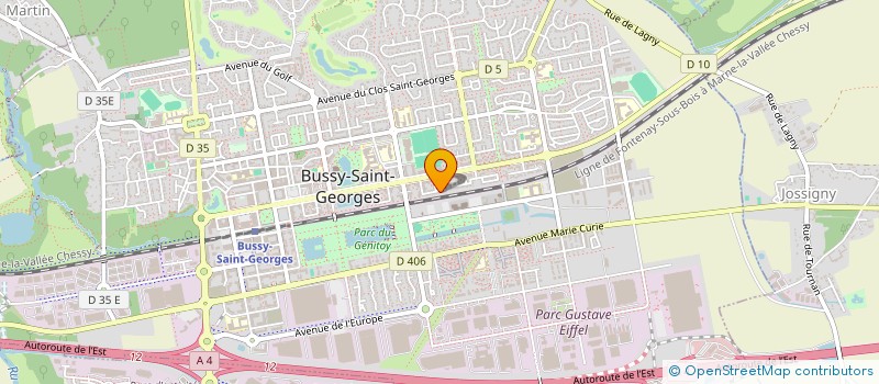 localisation de l'entreprise SCI MYNEST  BUSSY-SAINT-GEORGES