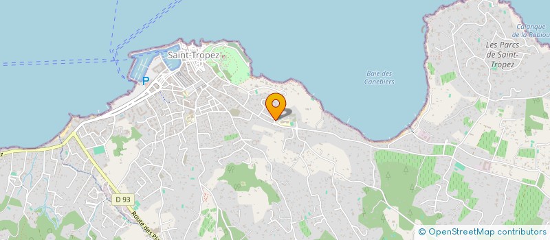 localisation de l'entreprise SCI MYNEX  SAINT-TROPEZ