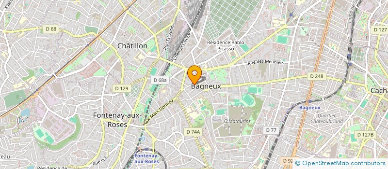 localisation de l'entreprise SCI MYNT à BAGNEUX