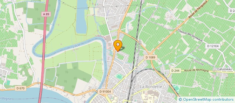 localisation de l'entreprise SCI MYOSOTIS  LIBOURNE